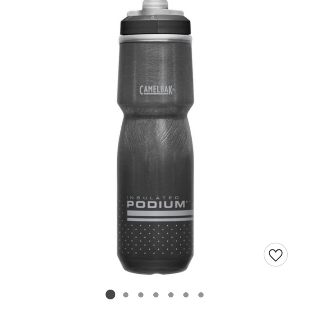 2 CamelBak 24oz Podium Chill Insulated Squeeze Water Bottles - Black